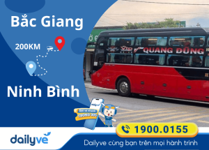 Vé xe từ Bắc Giang đi Ninh Bình
