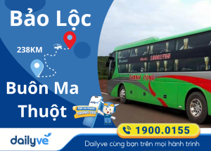 Vé xe từ Bảo Lộc đi Buôn Ma Thuột