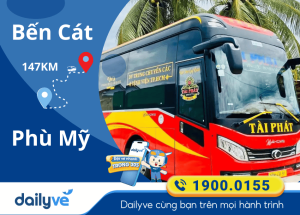 Vé xe từ Bến Cát đi Phù Mỹ