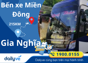 Vé xe từ Bến xe Miền Đông đi Gia Nghĩa