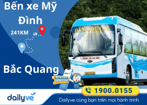 Vé xe từ Bến xe Mỹ Đình đi Bắc Quang