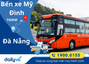 Vé xe từ Bến xe Mỹ Đình đi Đà Nẵng