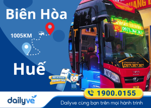Vé xe từ Biên Hòa đi Huế