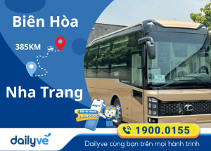 Vé xe từ Biên Hòa đi Nha Trang