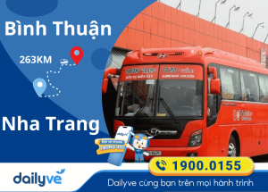 Vé xe từ Bình Thuận đi Nha Trang