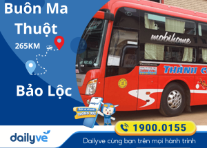 Vé xe từ Buôn Ma Thuột đi Bảo Lộc