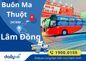 Vé xe từ Buôn Ma Thuột đi Lâm Đồng