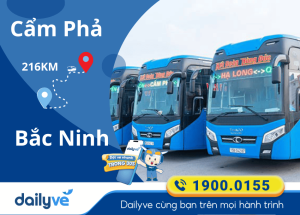 Vé xe từ Cẩm Phả đi Bắc Ninh
