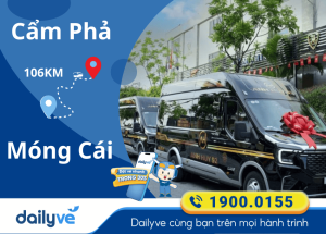 Vé xe từ Cẩm Phả đi Móng Cái