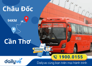 Vé xe từ Châu Đốc đi Cần Thơ