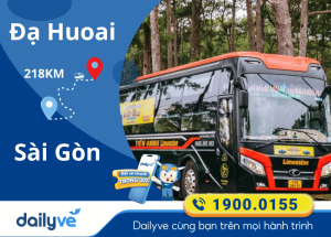 Vé xe từu Đạ Huoai đi Sài Gòn