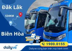 Vé xe từ Đắk Lắk đi Biên Hòa