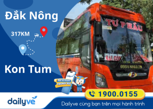 Vé xe từ Đắk Nông đi Kon Tum