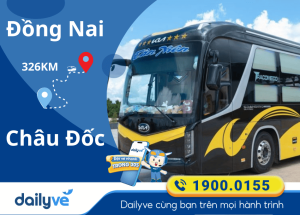 Vé xe từ Đồng Nai đi Châu Đốc
