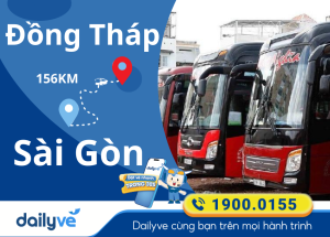 Vé xe từ Đồng Tháp đi Sài Gòn