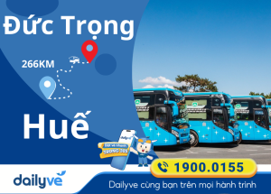 Vé xe từ Đức Trọng đi Huế