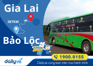 Vé xe từ Gia Lai đi Bảo Lộc