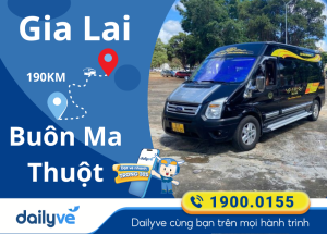 Vé xe từ Gia Lai đi Buôn Ma Thuột