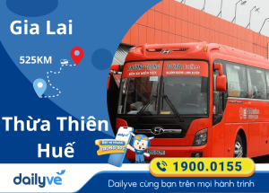 Vé xe từ Gia Lai đi Thừa Thiên Huế