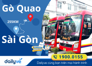 Vé xe từ Gò Quao đi Sài Gòn