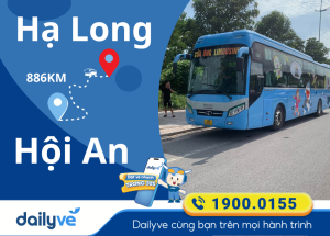 Vé xe từ Hạ Long đi Hội An