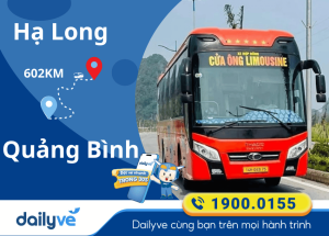 Vé xe từ Hạ Long đi Quảng Bình