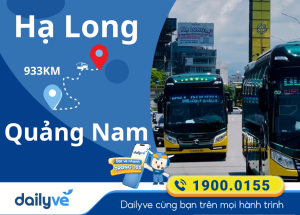 Vé xe từ Hạ Long đi Quảng Nam