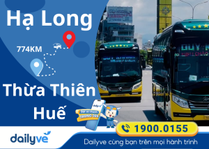 Vé xe từ Hạ Long đi Thừa Thiên Huế