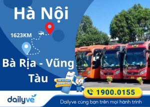 Vé xe từ Hà Nội đi Bà Rịa Vũng Tàu