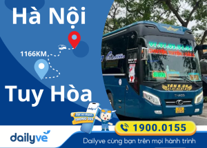 Vé xe từ Hà Nội đi Tuy Hòa