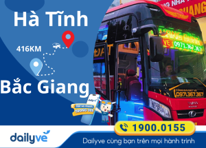Vé xe từ Hà Tĩnh đi Bắc Giang