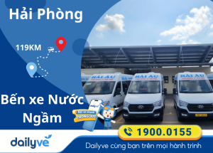 Vé xe từ Hải Phòng đi Bến xe Nước Ngầm