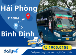Vé xe từ Hải Phòng đi Bình Định