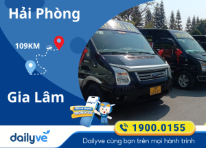 Vé xe từ Hải Phòng đi Gia Lâm