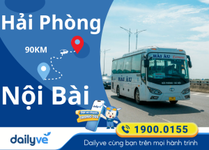 Vé xe từ Hải Phòng đi Nội Bài