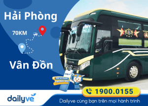 Vé xe từ Hải Phòng đi Vân Đồn
