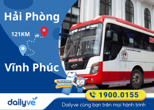 Vé xe từ Hải Phòng đi Vĩnh Phúc