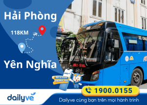 Vé xe từ Hải Phòng đi Yên Nghĩa