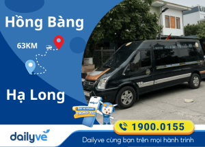 Vé xe từ Hồng Bàng đi Hạ Long