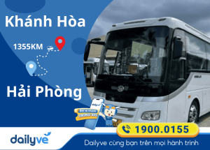 Vé xe từ Khánh Hòa đi Hải Phòng