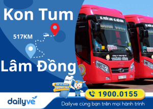 Vé xe từ Kon Tum đi Lâm Đồng