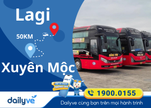 Vé xe từ Lagi đi Xuyên Mộc