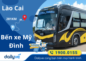 Vé xe từ Lào Cai đi Bến xe Mỹ Đình