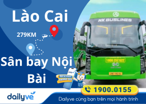 Vé xe từ Lào Cai đi sân bay Nội Bài