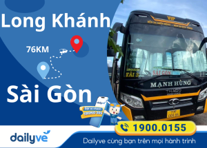 Vé xe từ Long Khánh đi Sài Gòn