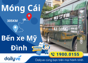 Vé xe từ Móng Cái đi Bến xe Mỹ Đình