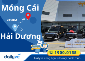 Vé xe từ Móng Cái đi Hải Dương