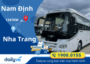Vé xe từ Nam Định đi Nha Trang