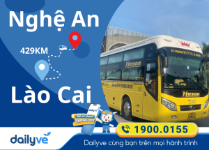 Vé xe từ Nghệ An đi Lào Cai