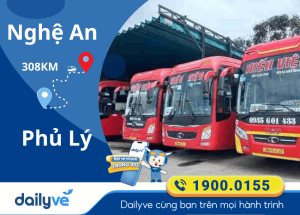Vé xe từ Nghệ An đi Phủ Lý